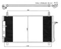 Радиатор кондиционера Nissan Z 350 03 OE 92100 CD000